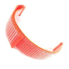 Ремешок Bonchic Nylon для Xiaomi Amazfit Bip/ Bip Lite/ Bip S Lite/ GTR 42mm/GTS/TicWatch S2/TicWatch E Orange BNL00OR01-20XI